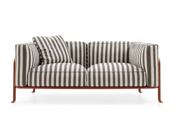 BOREA - 2 seater fabric garden sofa by B&B Italia Outdoor - view 3